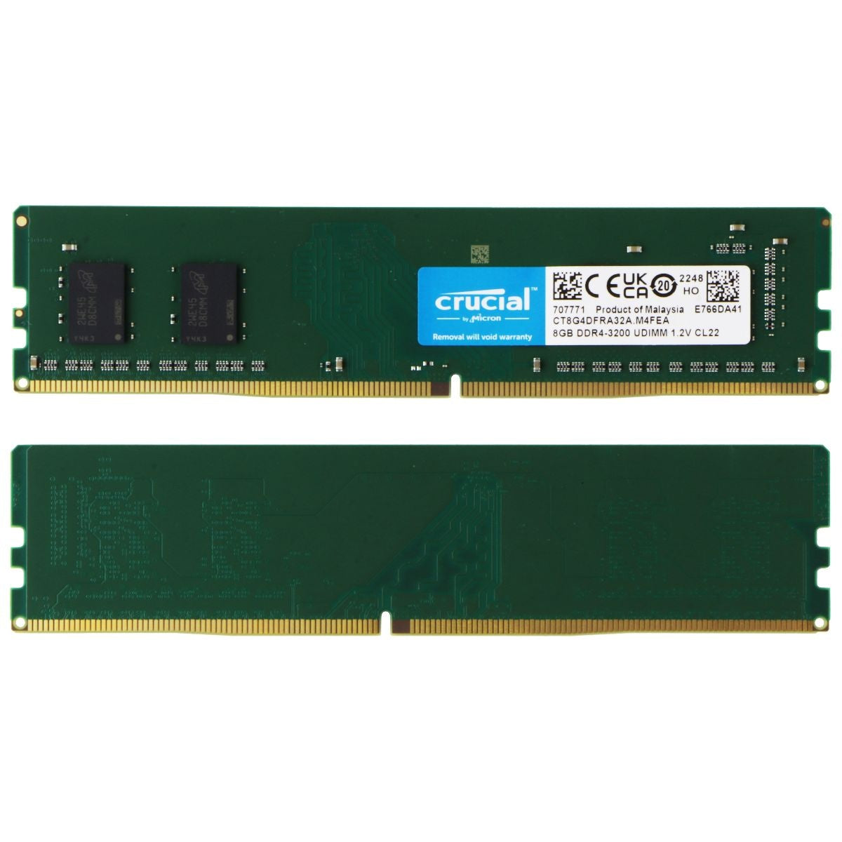 Crucial RAM 16GB Kit (2x8GB) DDR4 3200MHz CL22 (or 2933MHz or 2666MHz) Computer Parts - Memory (RAM) Crucial    - Simple Cell Bulk Wholesale Pricing - USA Seller