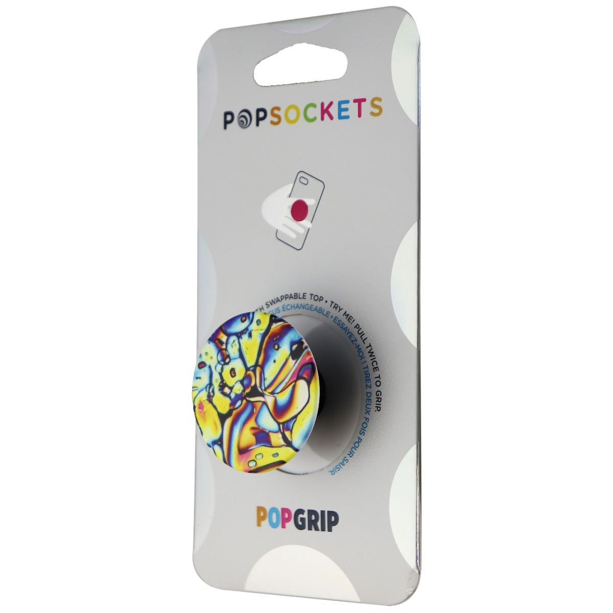 PopSockets PopGrip Expanding Stand and Grip with Swappable Top - Chromos Gloss Cell Phone - Mounts & Holders PopSockets    - Simple Cell Bulk Wholesale Pricing - USA Seller