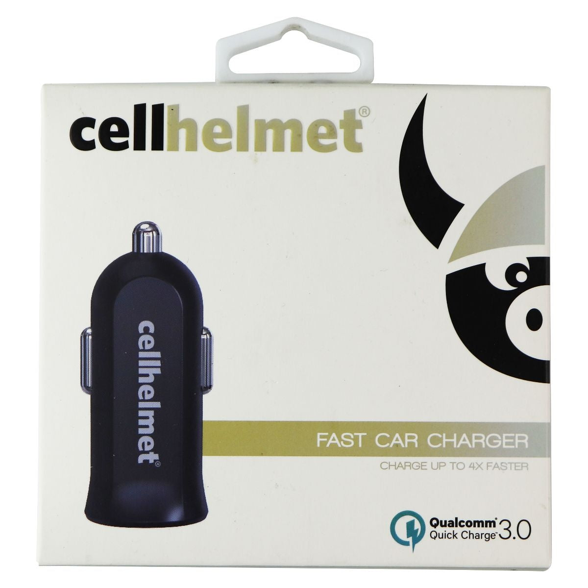 CellHelmet QC 3.0 Fast Charge USB Car Adapter - Black Cell Phone - Chargers & Cradles CellHelmet    - Simple Cell Bulk Wholesale Pricing - USA Seller