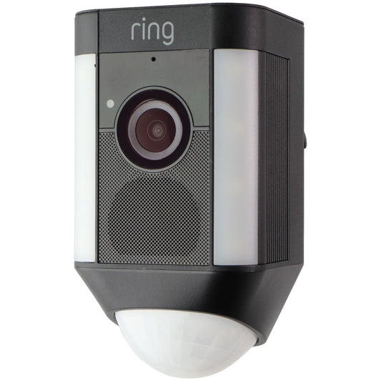 Ring Spotlight Cam Wired - Plugged-in HD Security Camera 8SH1P7-BEN0 Home Surveillance - Security Cameras Ring    - Simple Cell Bulk Wholesale Pricing - USA Seller