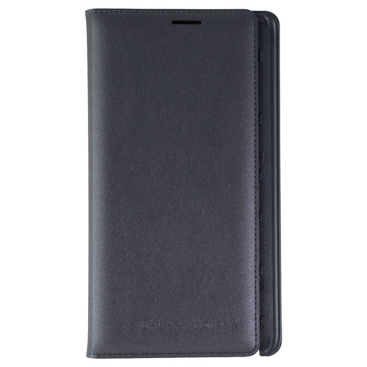 Wallet Flip Cover Case for Samsung Galaxy Note Edge - Charcoal Black Cell Phone - Cases, Covers & Skins Samsung    - Simple Cell Bulk Wholesale Pricing - USA Seller