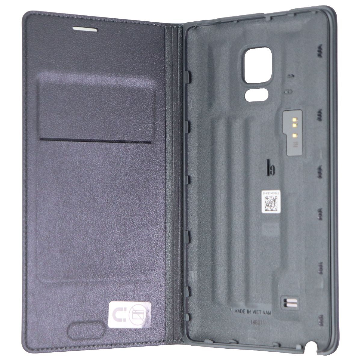 Wallet Flip Cover Case for Samsung Galaxy Note Edge - Charcoal Black Cell Phone - Cases, Covers & Skins Samsung    - Simple Cell Bulk Wholesale Pricing - USA Seller
