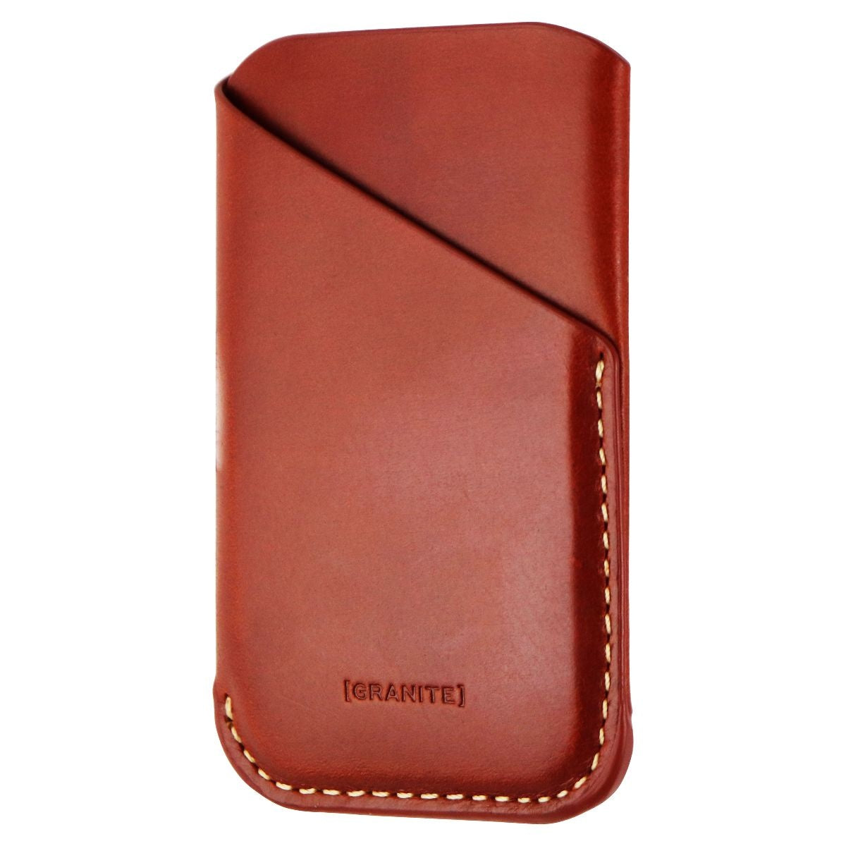 Granite Leather Sleeve Pouch Card Case for Palm Phone - Brown Cell Phone - Cases, Covers & Skins Granite    - Simple Cell Bulk Wholesale Pricing - USA Seller