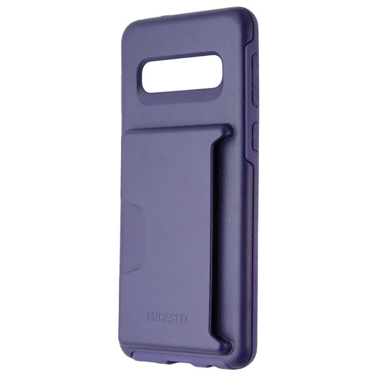 Encased Series Card/Wallet Case for Samsung Galaxy S10 - Blue Cell Phone - Cases, Covers & Skins Encased    - Simple Cell Bulk Wholesale Pricing - USA Seller