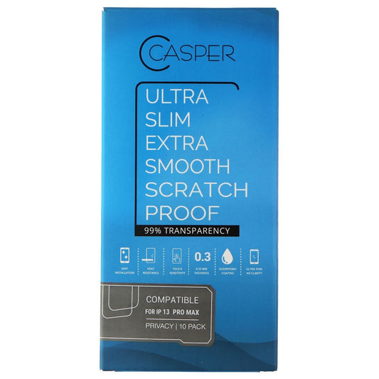 Casper Ultra Slim Glass Screen Protector for iPhone 13 Pro Max - 10 Pack Cell Phone - Screen Protectors Casper    - Simple Cell Bulk Wholesale Pricing - USA Seller