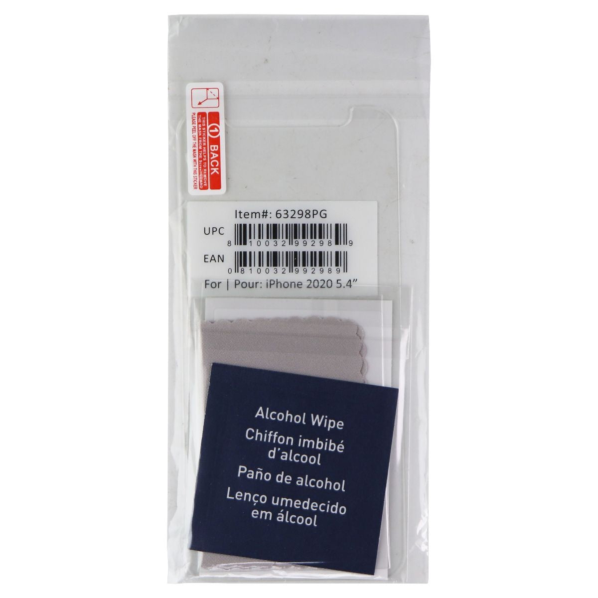 PureGear High-Definition Tempered Glass for Apple iPhone 12 mini - Clear Cell Phone - Screen Protectors PureGear    - Simple Cell Bulk Wholesale Pricing - USA Seller