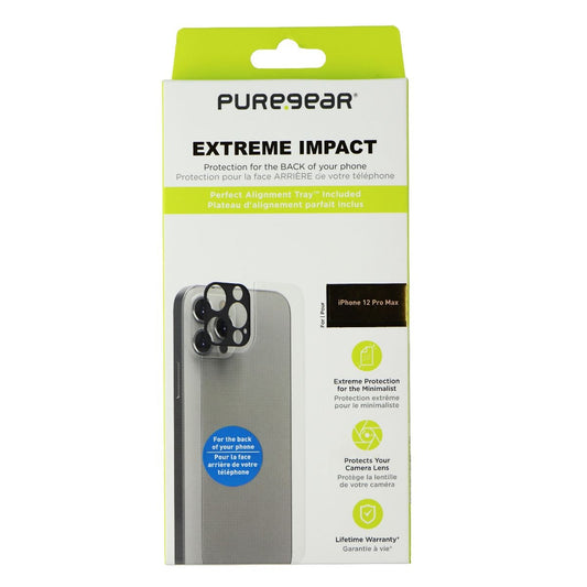 PureGear Extreme Impact Camera/Backside Protector for iPhone 12 Pro Max - Clear Cell Phone - Screen Protectors PureGear    - Simple Cell Bulk Wholesale Pricing - USA Seller