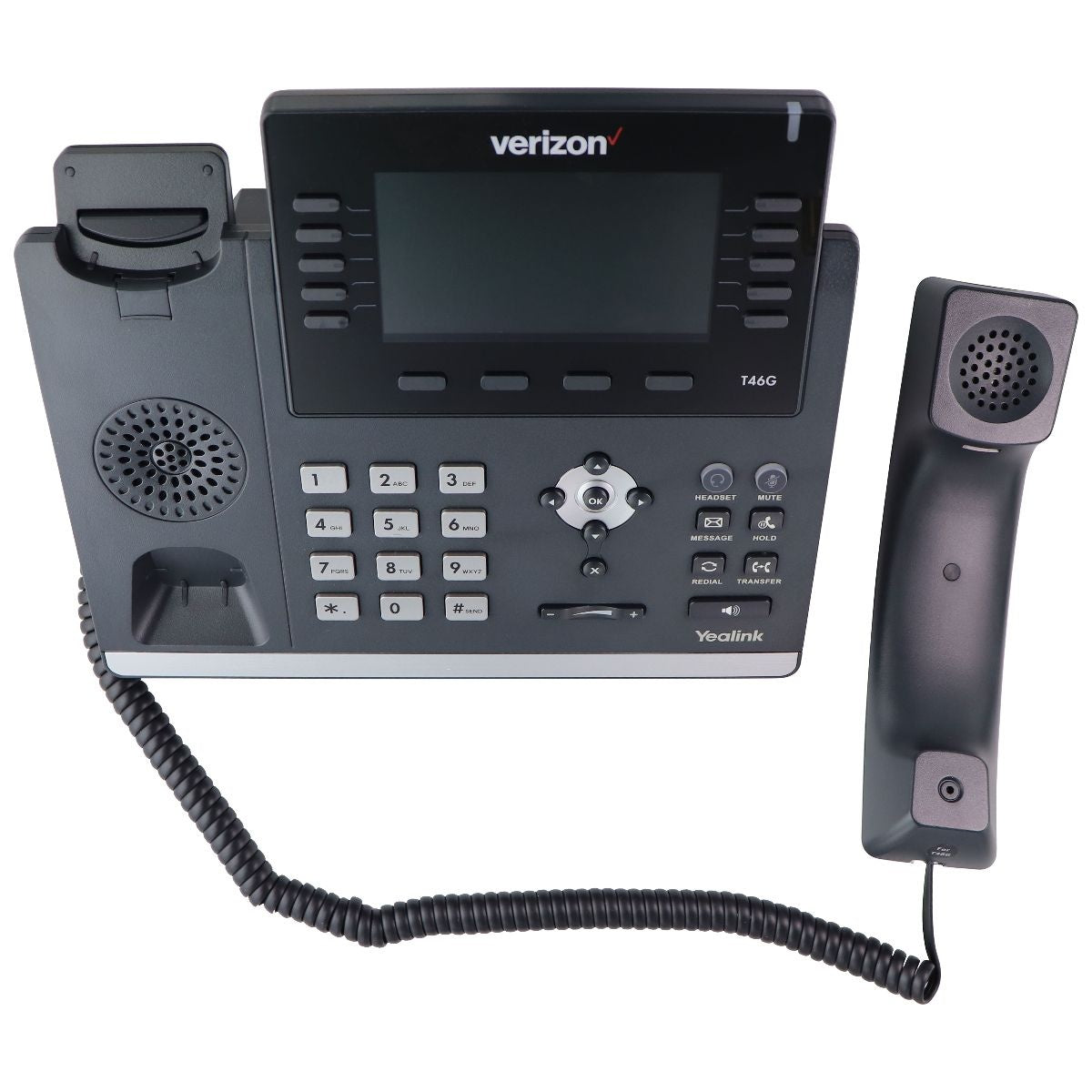 Verizon Yealink Ultra Elegant Color Gigabit IP Phone (SIP-T46GW) - Black Telecom Systems - Business Phone Sets & Handsets Yealink    - Simple Cell Bulk Wholesale Pricing - USA Seller