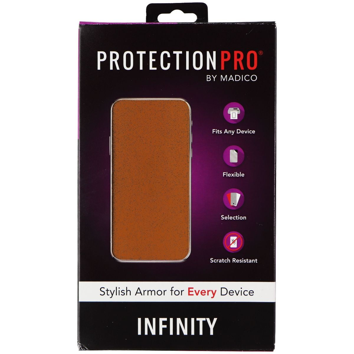 Madico ProtectionPro Device Armor (7.5x4.5) - Matte Tangerine Orange 10 Pack Cell Phone - Screen Protectors Madico    - Simple Cell Bulk Wholesale Pricing - USA Seller