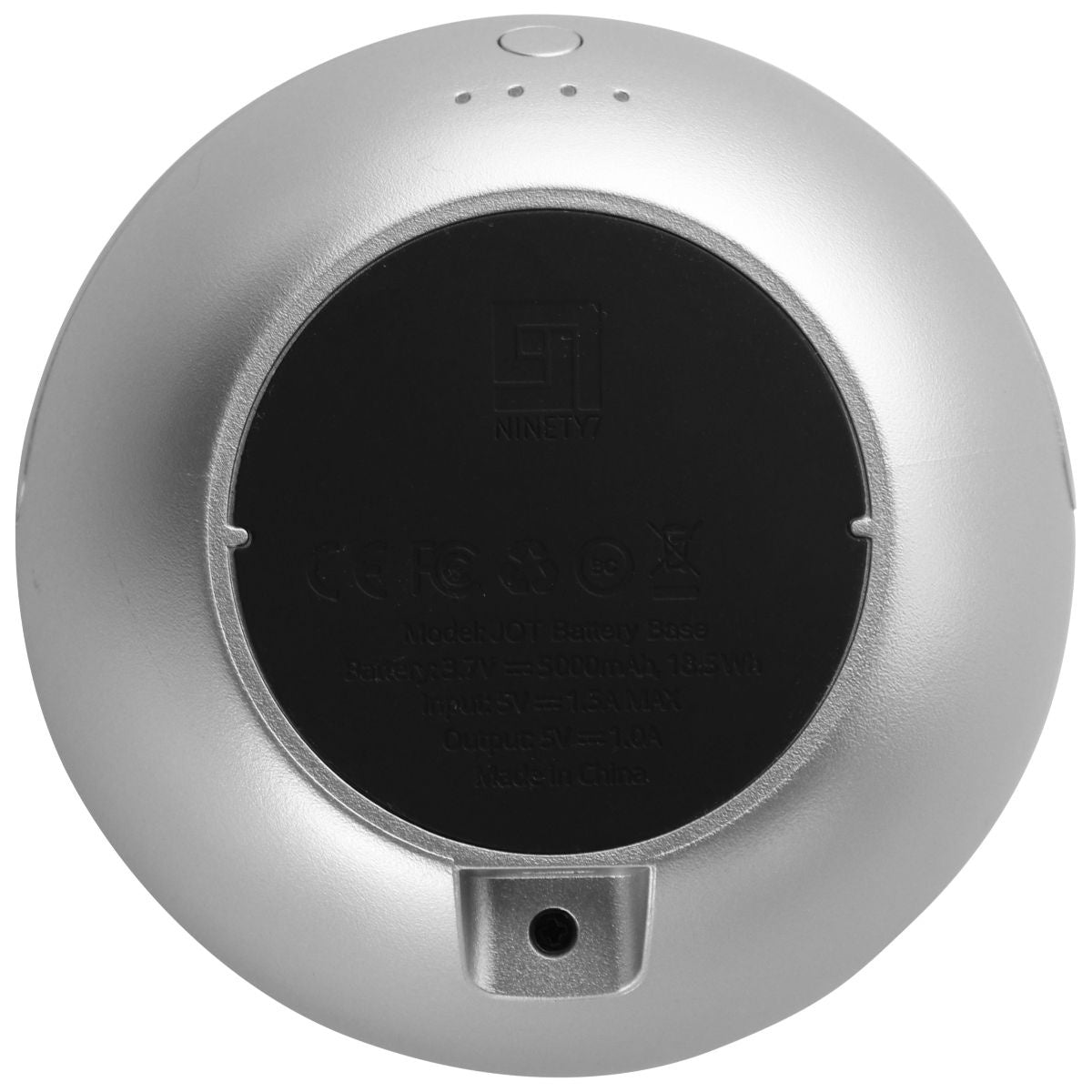 JOT Portable Battery Base for Google Home Mini (Silver)