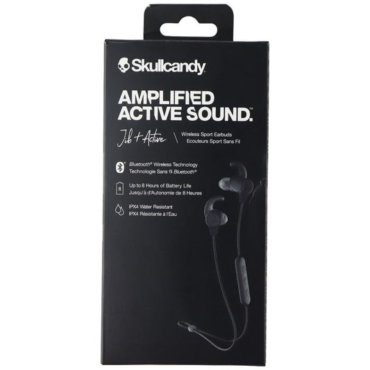 Skullcandy Jib+ Active Wireless In-Ear Earbud - Black Portable Audio - Headphones Skullcandy    - Simple Cell Bulk Wholesale Pricing - USA Seller
