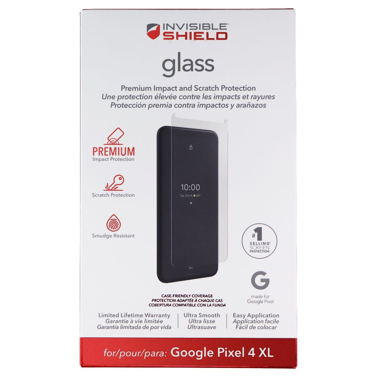ZAGG Invisible Shield (Glass) Tempered Glass for Google Pixel 4 XL - Clear Cell Phone - Screen Protectors Zagg    - Simple Cell Bulk Wholesale Pricing - USA Seller