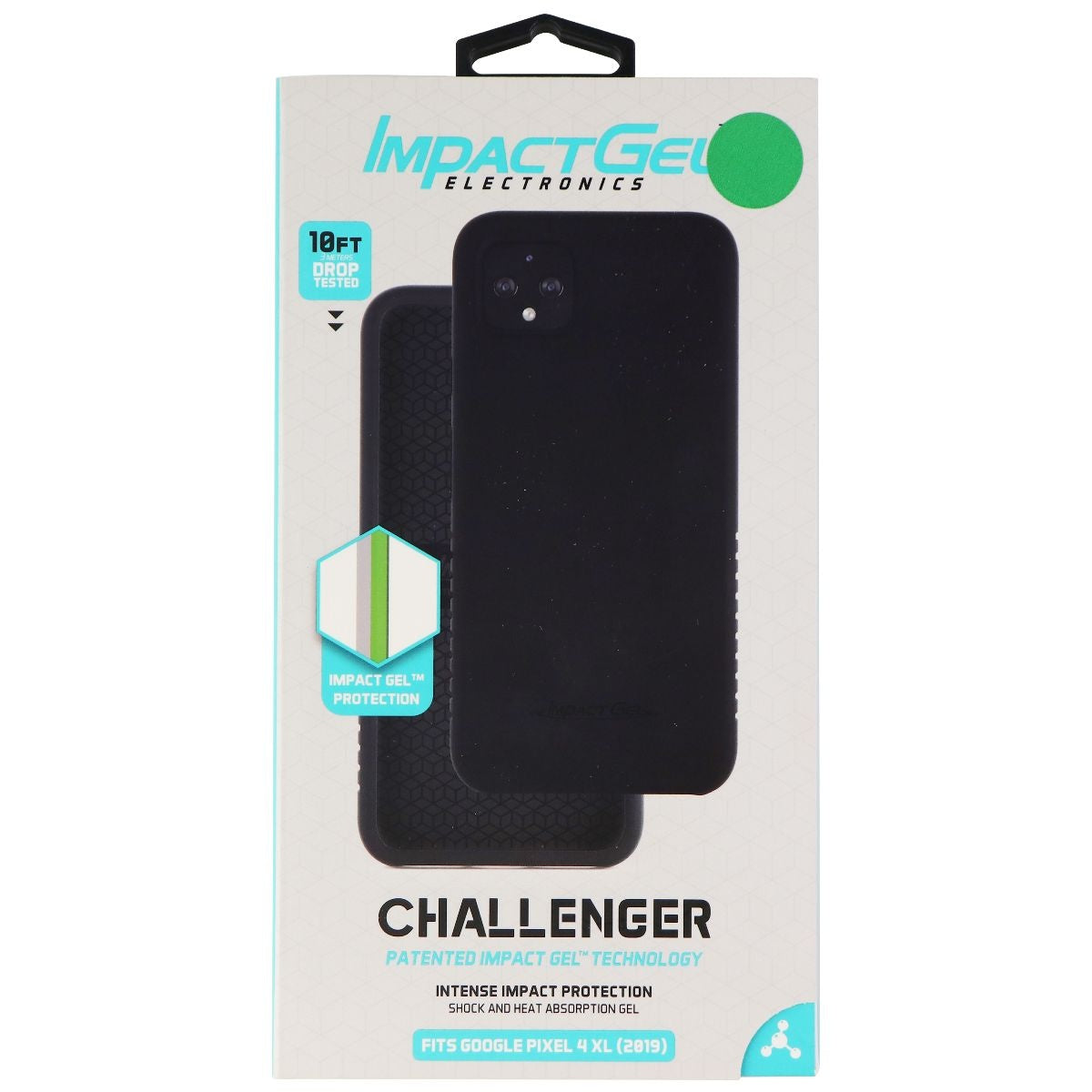 Impact Gel Challenger Series Case for Google Pixel 4 XL - Black Cell Phone - Cases, Covers & Skins Impact Gel    - Simple Cell Bulk Wholesale Pricing - USA Seller