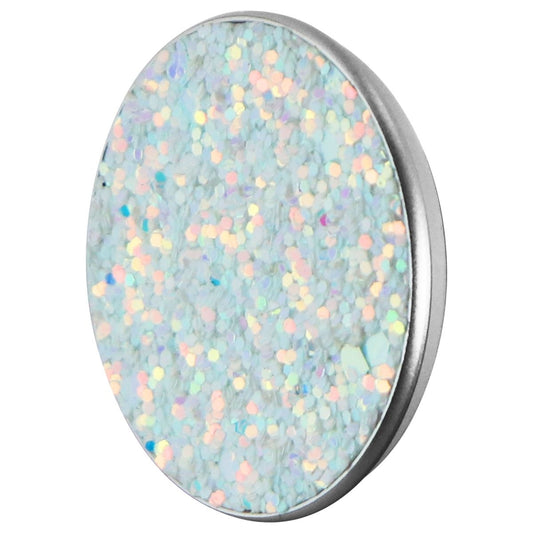 PopSockets PopGrip Swappable Grip Top - Sparkle Snow White (Top Only) Cell Phone - Mounts & Holders PopSockets    - Simple Cell Bulk Wholesale Pricing - USA Seller