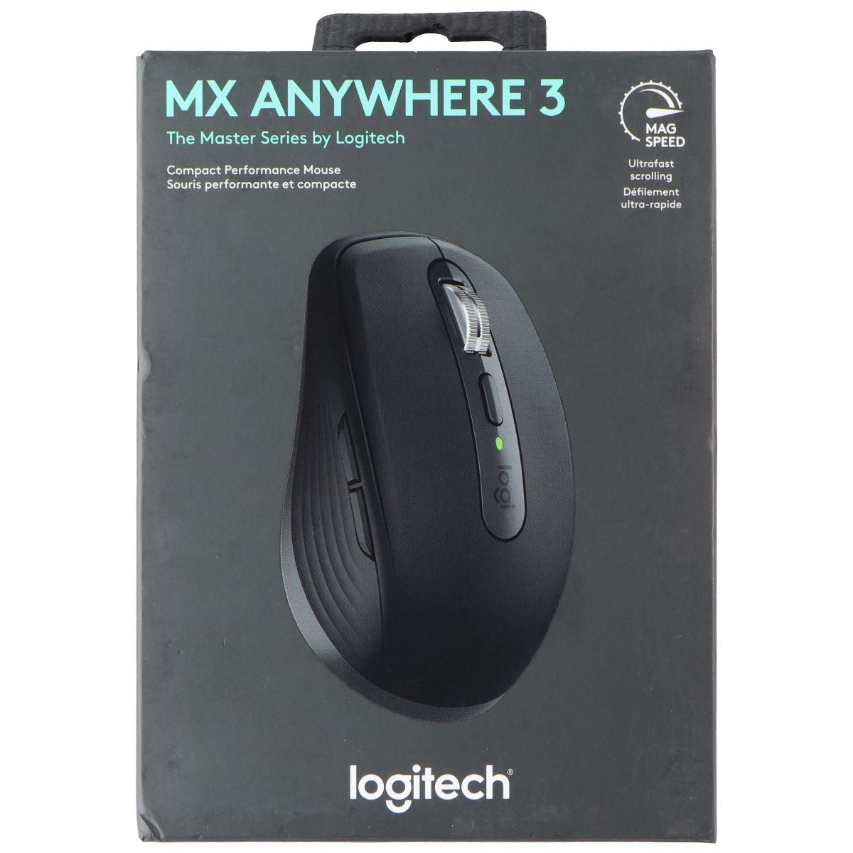 Logitech MX Anywhere 3 Compact Performance Wireless Mouse - Graphite Keyboards/Mice - Keyboard & Mouse Bundles Logitech    - Simple Cell Bulk Wholesale Pricing - USA Seller