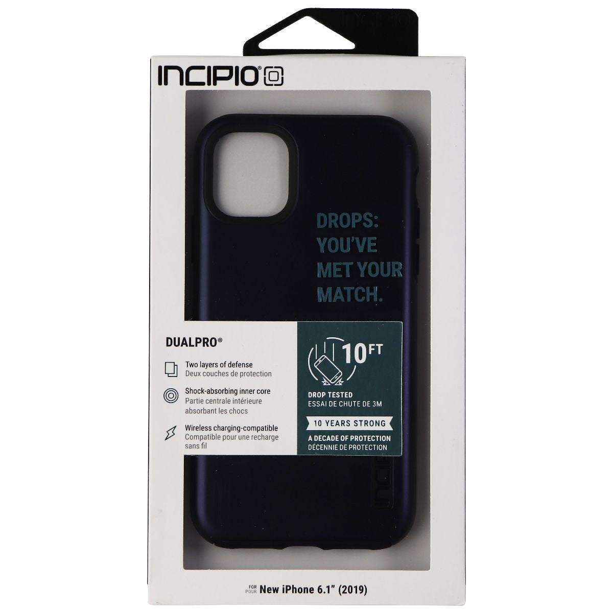 Incipio DualPro Dual Layer Case for Apple iPhone 11 - Iridescent Midnight Blue Cell Phone - Cases, Covers & Skins Incipio    - Simple Cell Bulk Wholesale Pricing - USA Seller