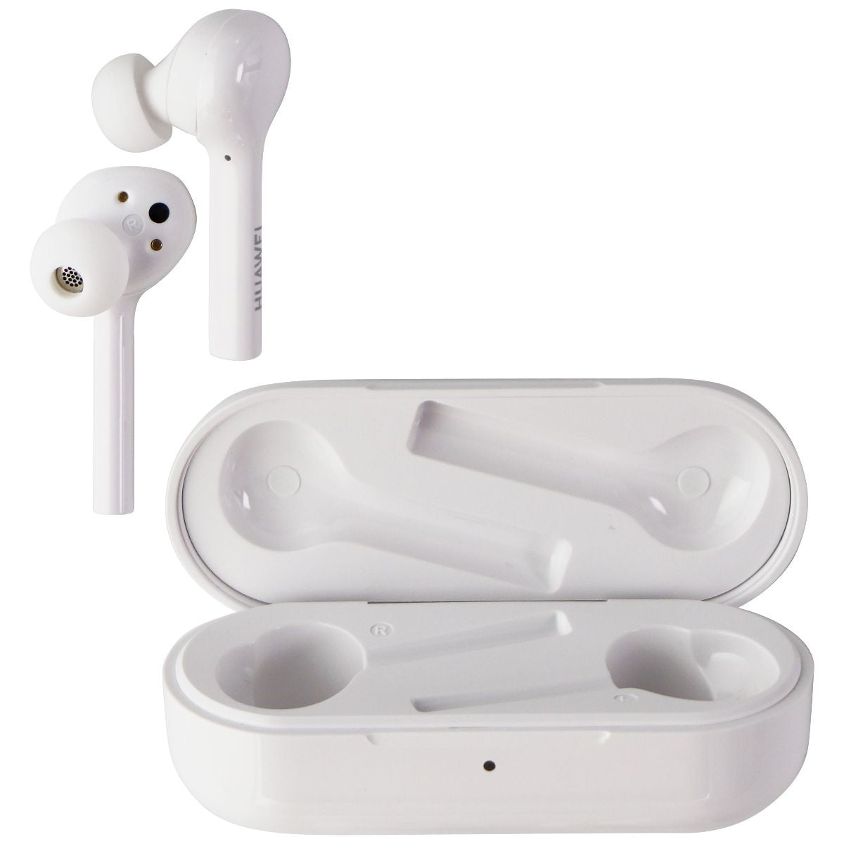 Huawei FreeBuds Lite True Wireless Stereo EarBuds - White (CM-H1C) Portable Audio - Headphones Huawei    - Simple Cell Bulk Wholesale Pricing - USA Seller
