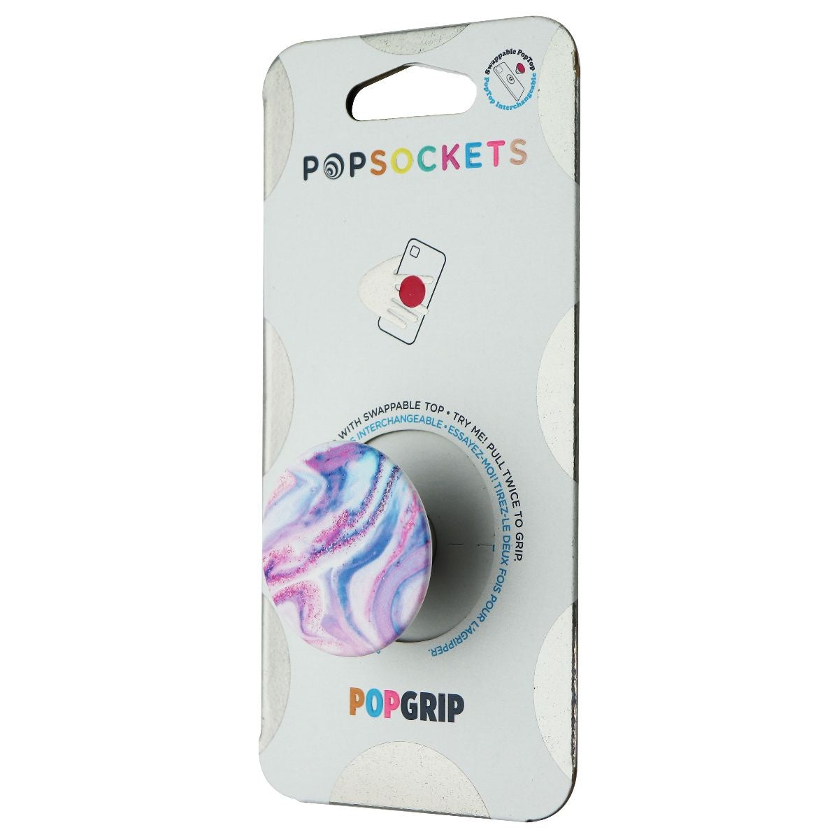 PopSockets: PopGrip with Swappable Top - Dreamy Galaxy Swirl Cell Phone - Mounts & Holders PopSockets    - Simple Cell Bulk Wholesale Pricing - USA Seller
