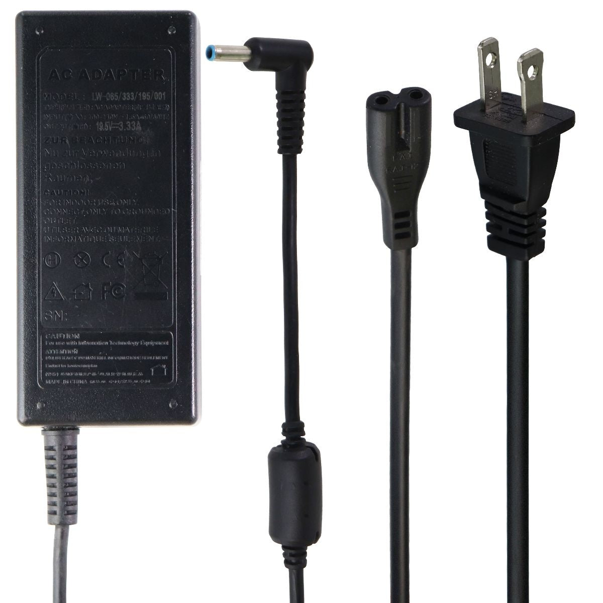 Replacement Power Supply (LW-065/333/195/001) - Black Computer Parts - Power Supplies Unbranded    - Simple Cell Bulk Wholesale Pricing - USA Seller