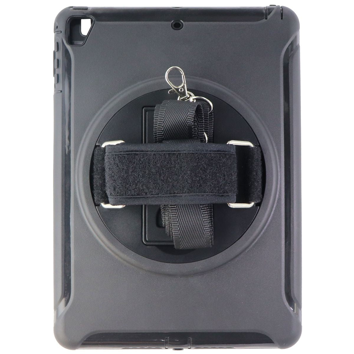 Rugged Hardshell Hand Strap Case for Apple iPad (9.7) 5th/6th Gen - Black iPad/Tablet Accessories - Cases, Covers, Keyboard Folios Unbranded    - Simple Cell Bulk Wholesale Pricing - USA Seller