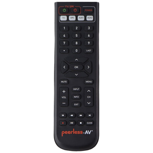 Peerless-AV Outdoor-Rated Learning Remote - Black (410-0332) TV, Video & Audio Accessories - Remote Controls Peerless    - Simple Cell Bulk Wholesale Pricing - USA Seller