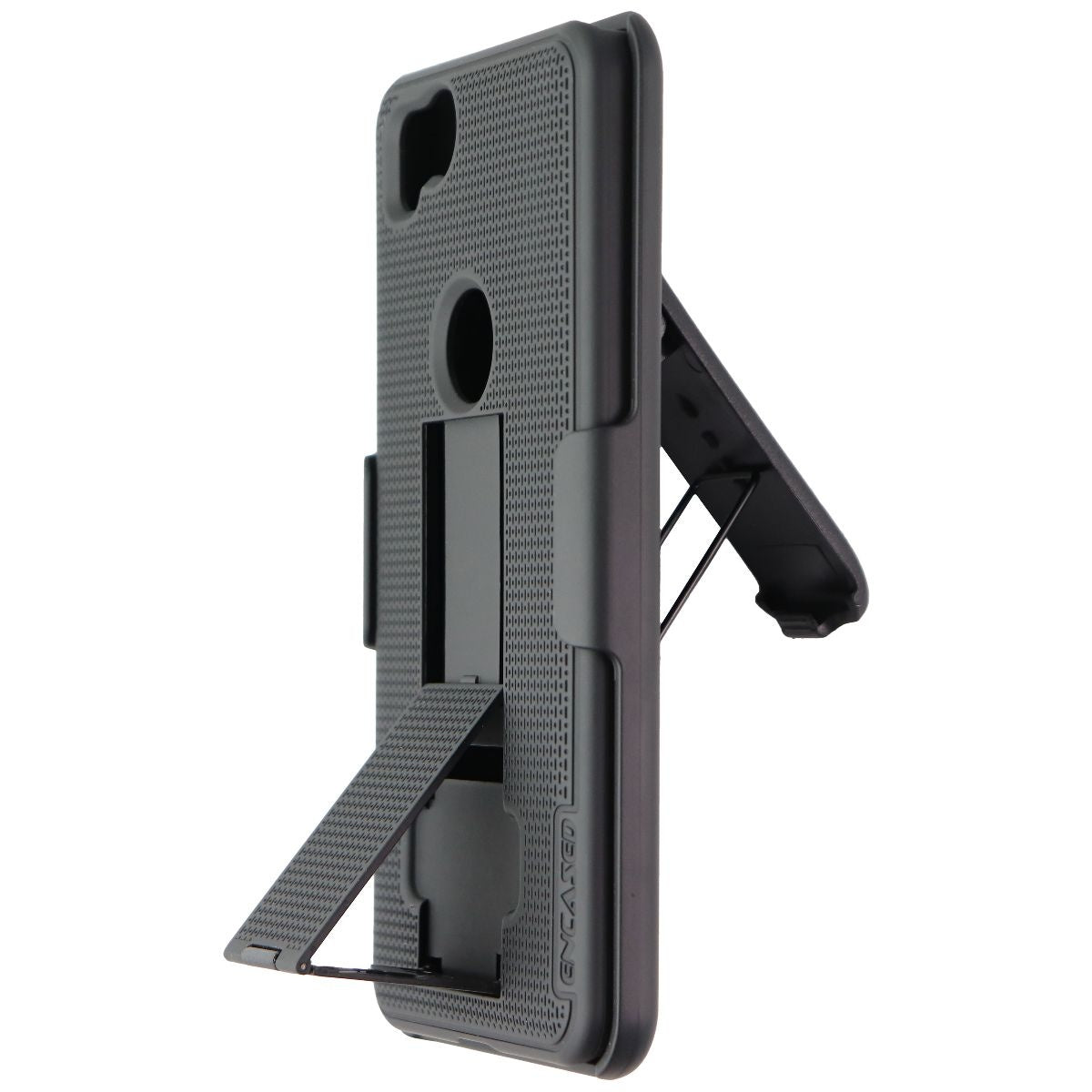 Encased DuraClip Belt Series Case for Google Pixel 2 - Black Cell Phone - Cases, Covers & Skins Encased    - Simple Cell Bulk Wholesale Pricing - USA Seller