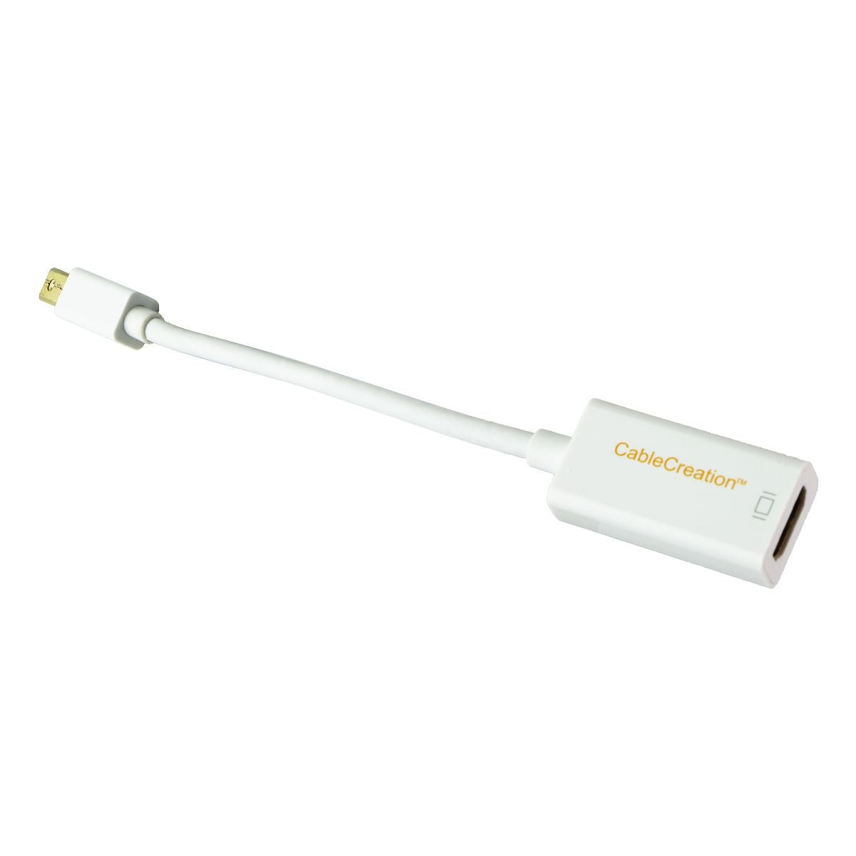 CableCreation Mini DisplayPort to Female HDMI Adapter - White Computer/Network - Monitor/AV Cables & Adapters CableCreation    - Simple Cell Bulk Wholesale Pricing - USA Seller