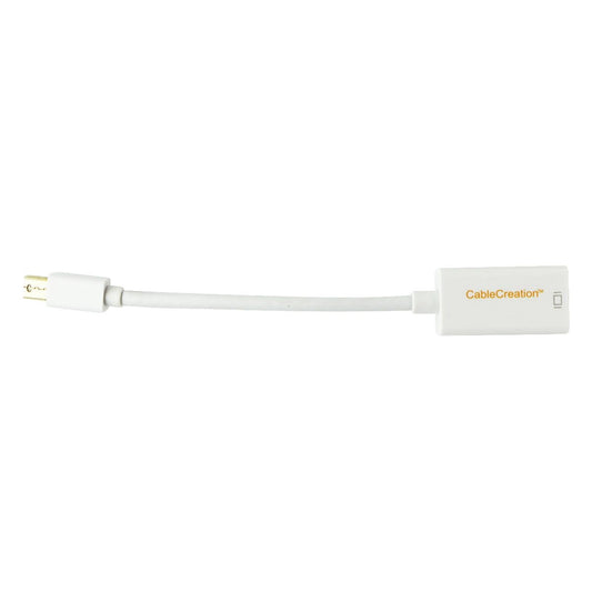 CableCreation Mini DisplayPort to Female HDMI Adapter - White Computer/Network - Monitor/AV Cables & Adapters CableCreation    - Simple Cell Bulk Wholesale Pricing - USA Seller