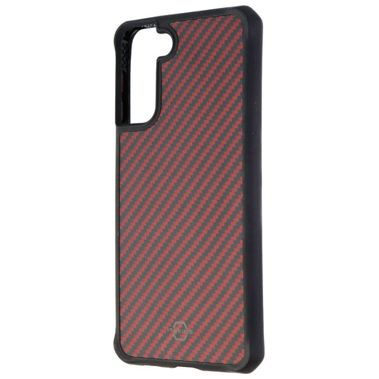 ITSKINS Hybrid Carbon Case for Samsung Galaxy (S21+) 5G - Black/Red Cell Phone - Cases, Covers & Skins ITSKINS    - Simple Cell Bulk Wholesale Pricing - USA Seller