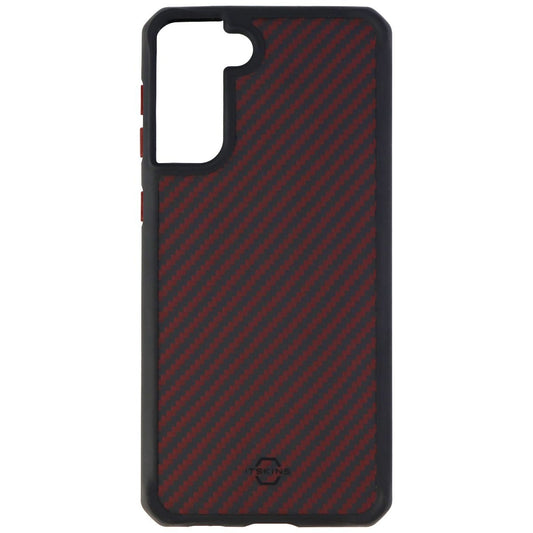 ITSKINS Hybrid Carbon Case for Samsung Galaxy (S21+) 5G - Black/Red Cell Phone - Cases, Covers & Skins ITSKINS    - Simple Cell Bulk Wholesale Pricing - USA Seller