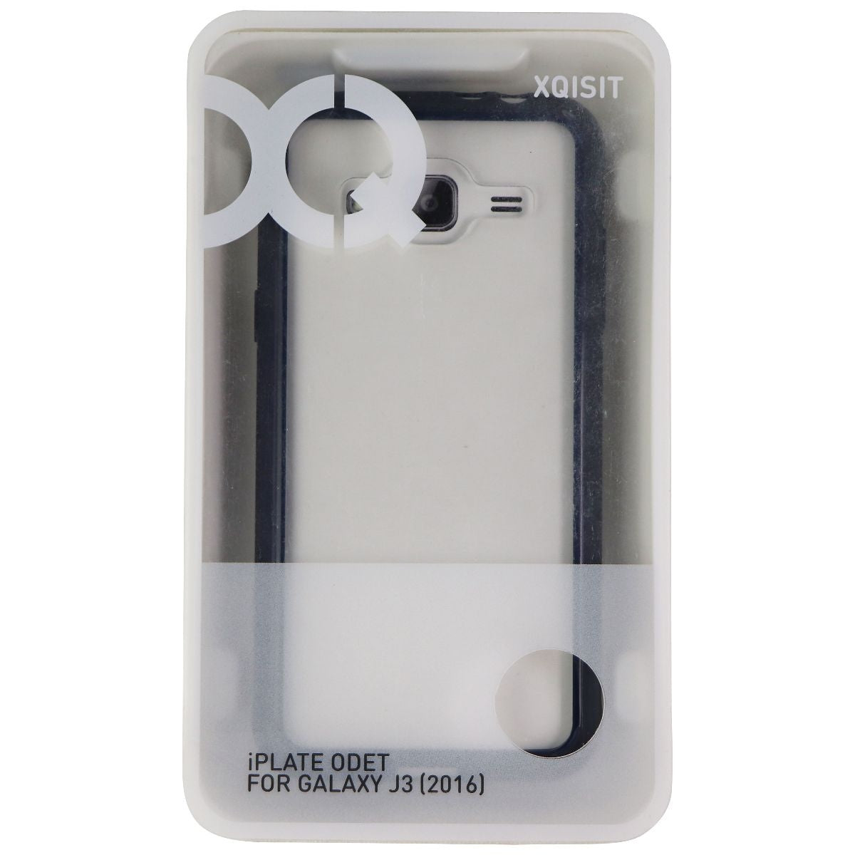 Xqisit iPlate Odet Series Hard Case for Samsung Galaxy J3 (2016) - Clear/Navy Cell Phone - Cases, Covers & Skins Xqisit    - Simple Cell Bulk Wholesale Pricing - USA Seller