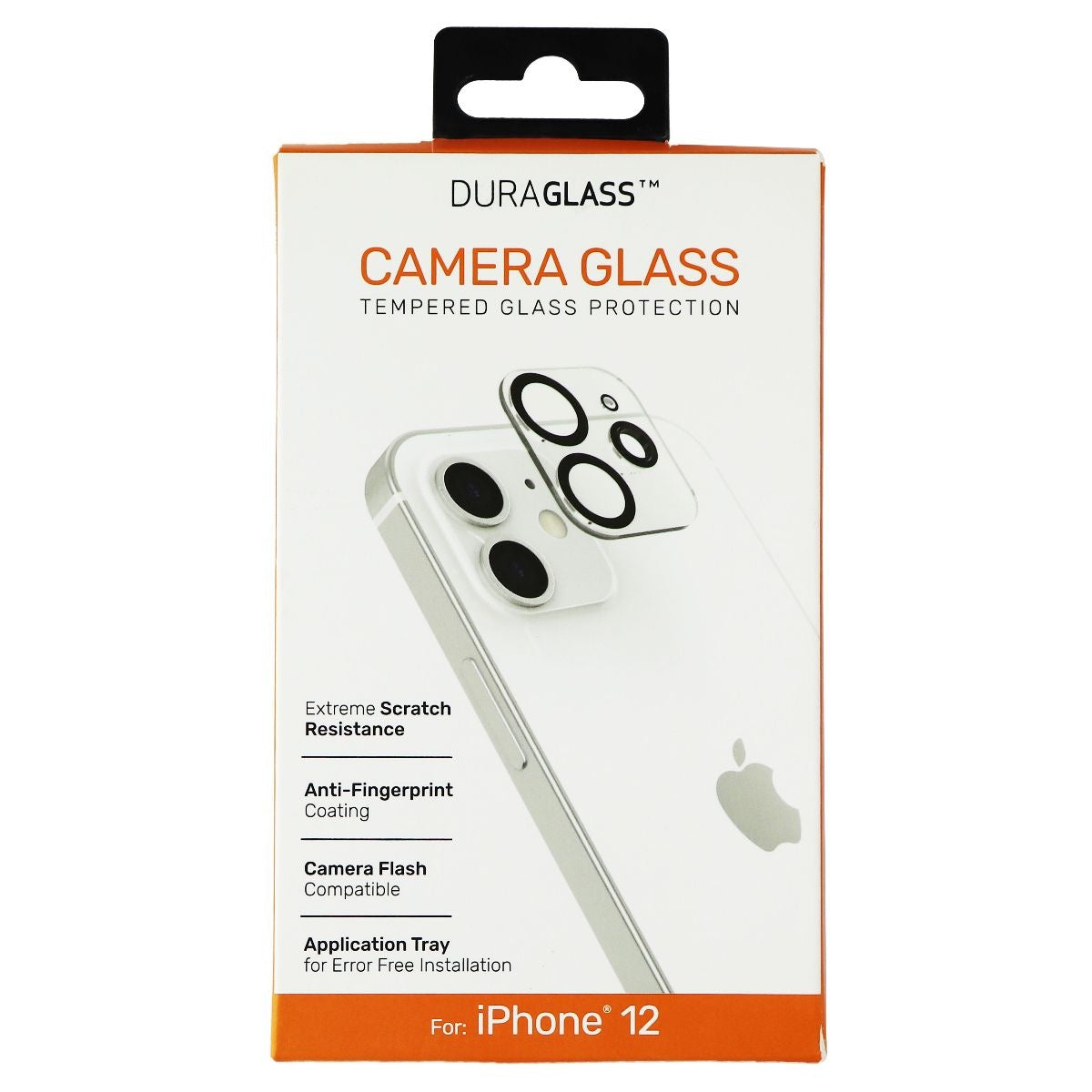 DuraGlass Tempered Glass Camera Protector for Apple iPhone 12 ONLY Cell Phone - Screen Protectors DuraGlass    - Simple Cell Bulk Wholesale Pricing - USA Seller