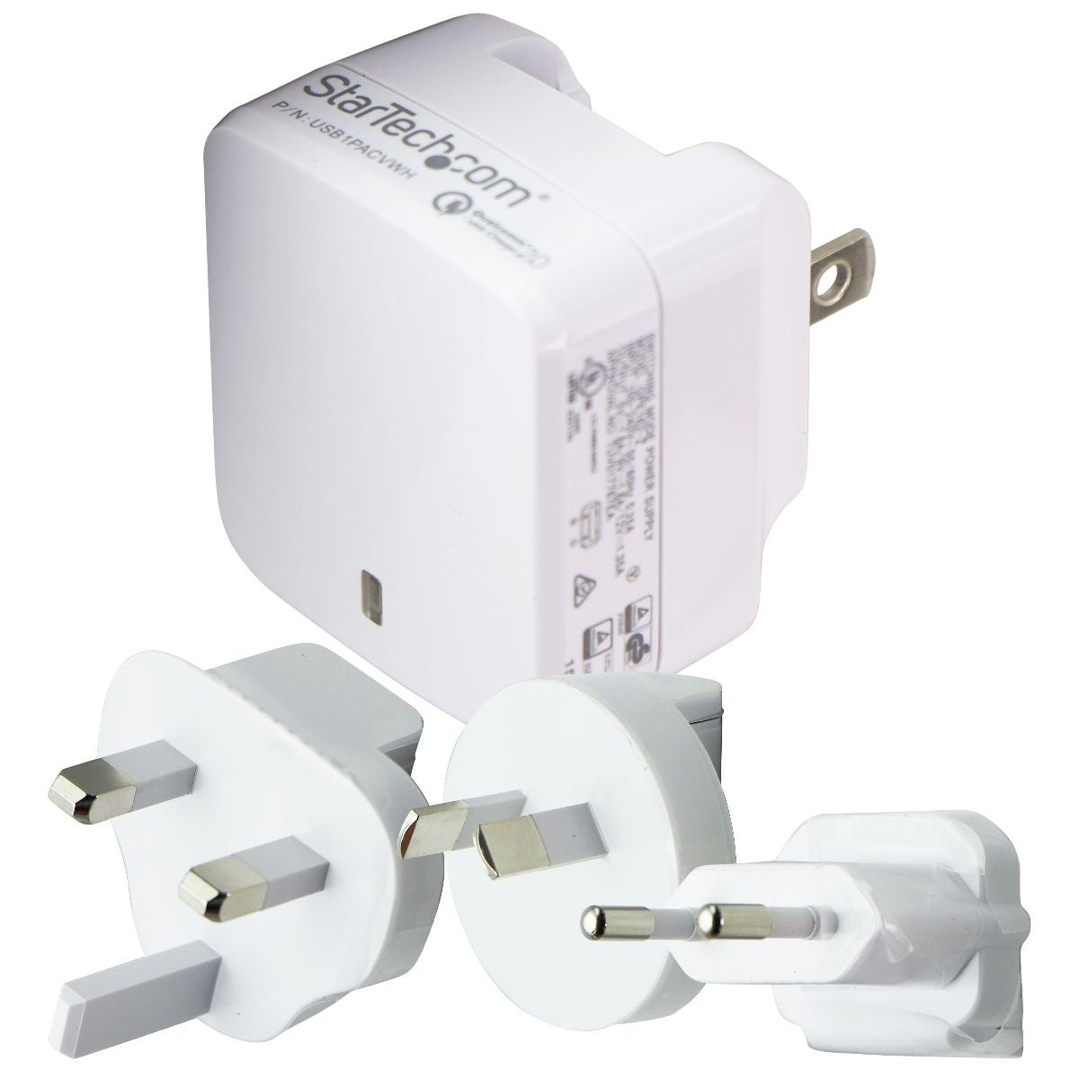 StarTech Quick Charge USB Travel Wall Charger for UK, Europe, & Australia Cell Phone - Chargers & Cradles StarTech    - Simple Cell Bulk Wholesale Pricing - USA Seller