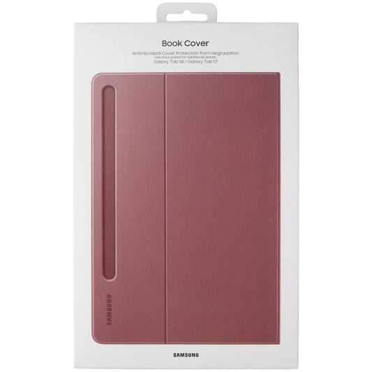 SAMSUNG Protective Book Cover Case for Samsung Galaxy Tab S8 - Pink iPad/Tablet Accessories - Cases, Covers, Keyboard Folios Samsung    - Simple Cell Bulk Wholesale Pricing - USA Seller