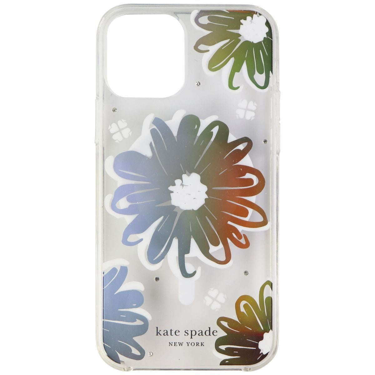 Kate Spade Hardshell Case for MagSafe for  iPhone 12 & 12 Pro - Daisy Iridescent Cell Phone - Cases, Covers & Skins Kate Spade New York    - Simple Cell Bulk Wholesale Pricing - USA Seller