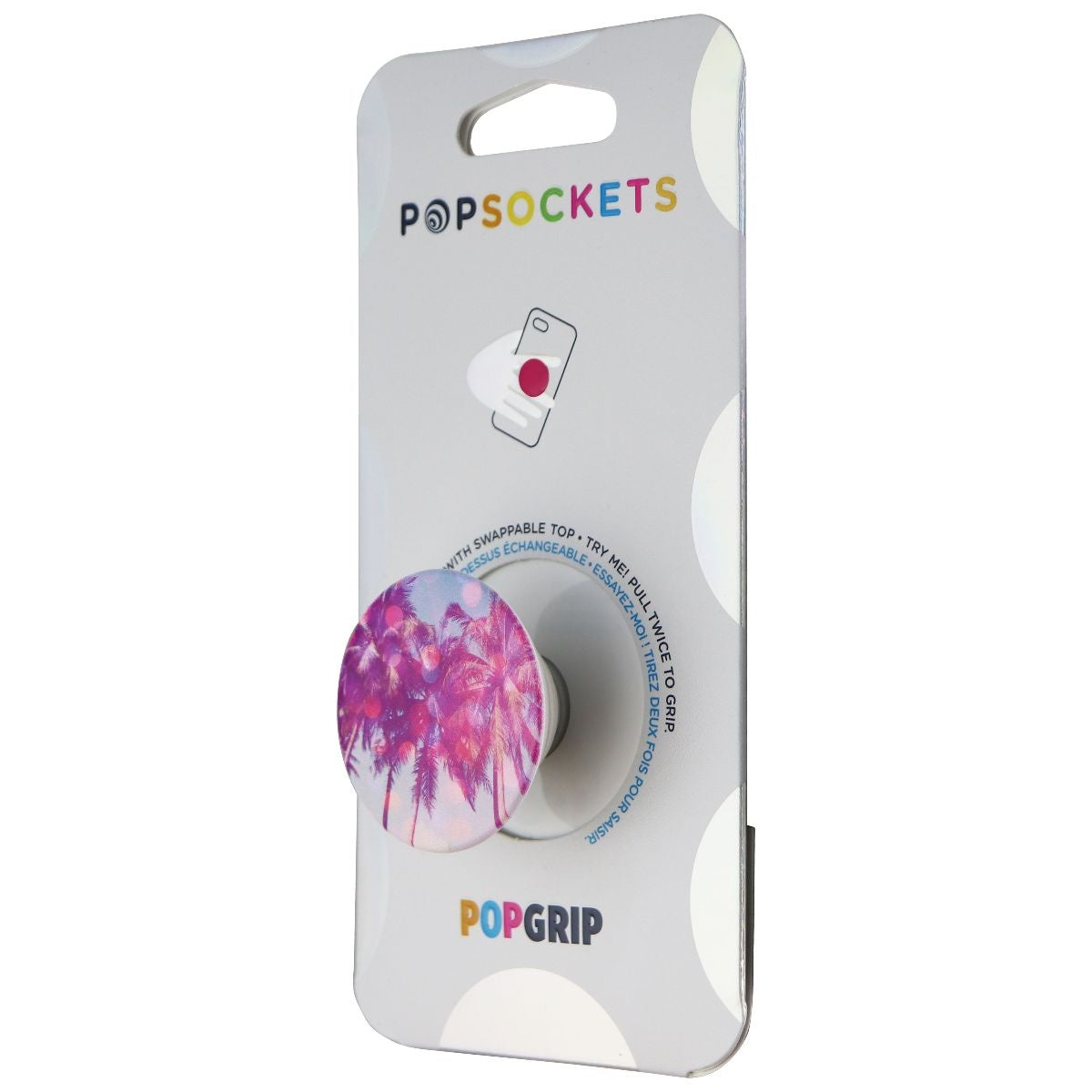 PopSockets PopGrip Stand and Grip with Swappable Top - Venice Beach Cell Phone - Mounts & Holders PopSockets    - Simple Cell Bulk Wholesale Pricing - USA Seller