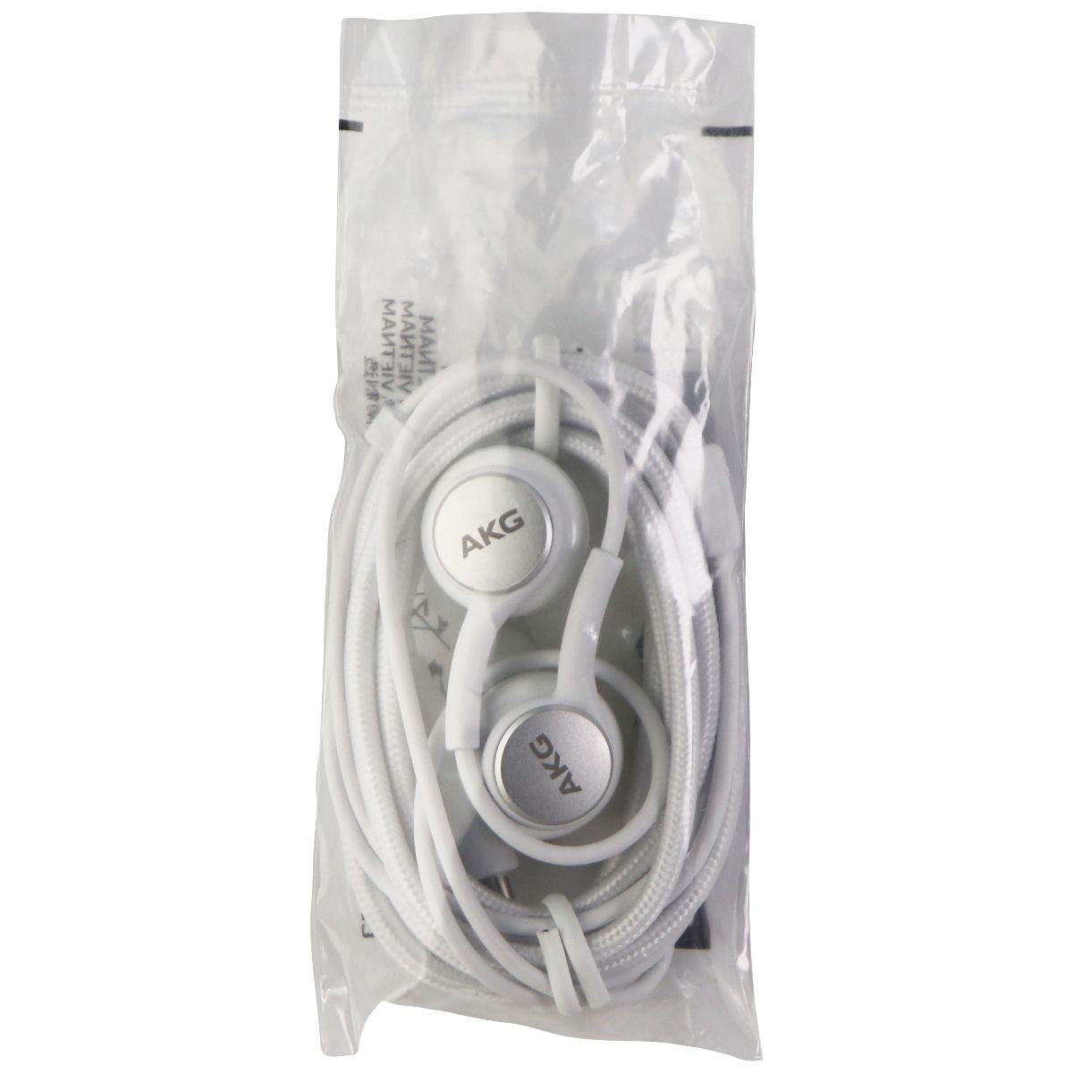 Samsung AKG Stereo USB-C Headset with In-Line Mic - White (GH59-15149A) BULK Portable Audio - Headphones Samsung    - Simple Cell Bulk Wholesale Pricing - USA Seller