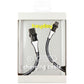 Heyday USB-C to USB Charging Cable (6FT) - Black/White Cell Phone - Cables & Adapters Heyday    - Simple Cell Bulk Wholesale Pricing - USA Seller