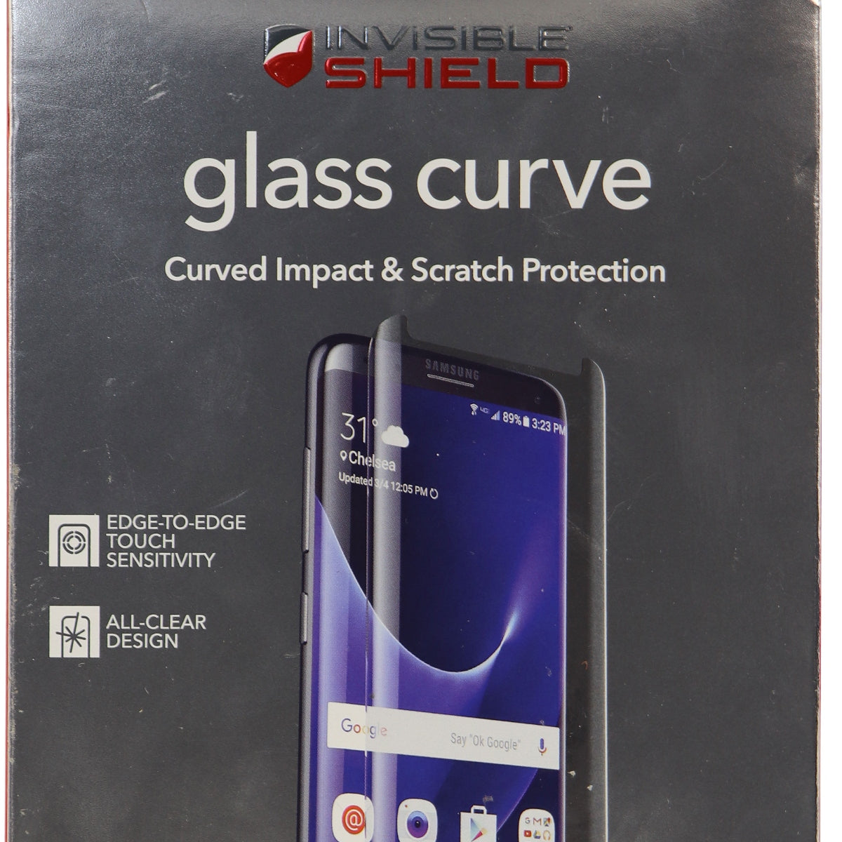 ZAGG InvisibleShield Premiere Glass Curve Screen Protector for Galaxy S8+ Clear Cell Phone - Screen Protectors Zagg    - Simple Cell Bulk Wholesale Pricing - USA Seller