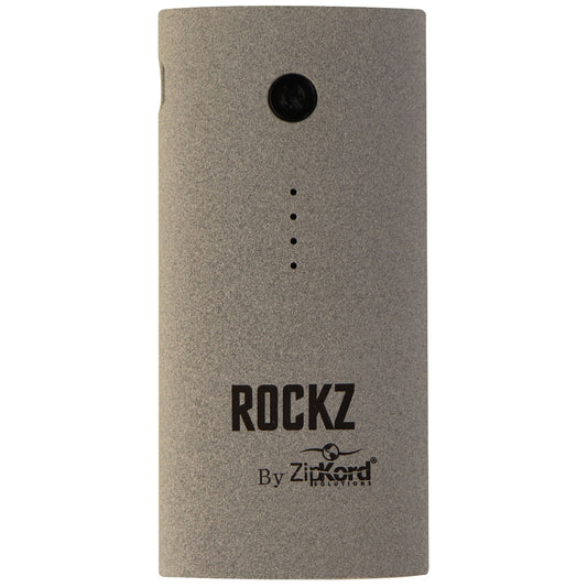 ZipKord Rockz Series 3600mAh Single USB Portable Power Bank - Gray/Black Cell Phone - Chargers & Cradles ZipKord    - Simple Cell Bulk Wholesale Pricing - USA Seller