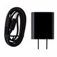 ZTE (STC-A51A-Z) Travel Charger & Cable for Micro USB Devices - Black Cell Phone - Cables & Adapters ZTE    - Simple Cell Bulk Wholesale Pricing - USA Seller